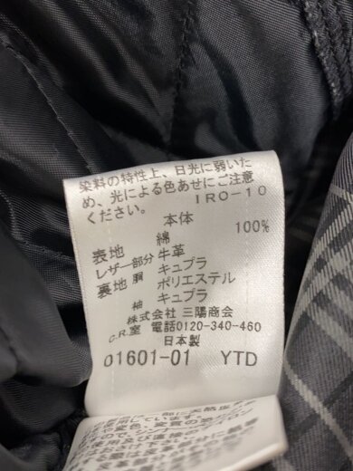 商品画像：トレンチコート/M/コットン/BLK/BMA44-312-09// 4