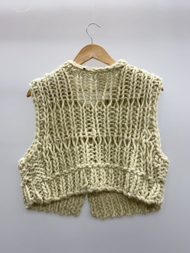 商品画像：Chunky Hand Knitvest/ニットベスト(厚手)/FREE/アクリル/CRM/12320517// 2