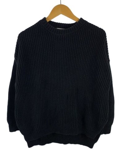 商品画像：ニット・セーター(厚手)/38/コットン/BLK// 1
