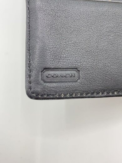 商品画像：2つ折り財布/レザー/BLK/無地/レディース 3