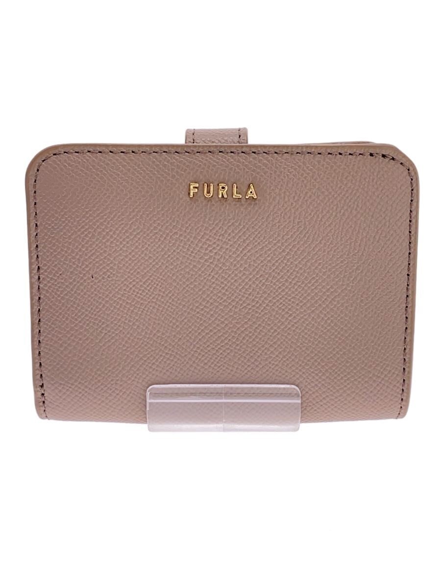 FURLA / 2つ折り財布/レザー/GRY/レディース/WP00260