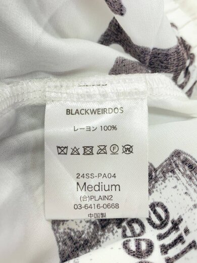 商品画像：ショートパンツ/M/レーヨン/WHT/総柄/24SS-PA04 5