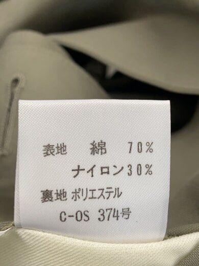 商品画像：ステンカラーコート/L/コットン/KHK/E258709-44 5