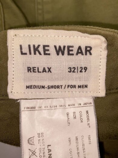 商品画像：LIKE WEAR BAKER PANTS/32/コットン/KHK/無地/15618 4