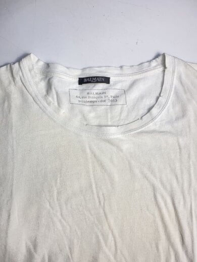 商品画像：Tシャツ/XS/コットン/WHT/無地 7