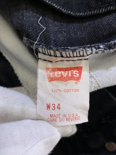 商品画像：ショートパンツ/34/デニム/BLK/無地 5