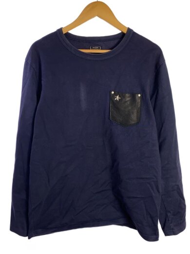 商品画像：長袖Tシャツ/L/コットン/NVY/3173078 1