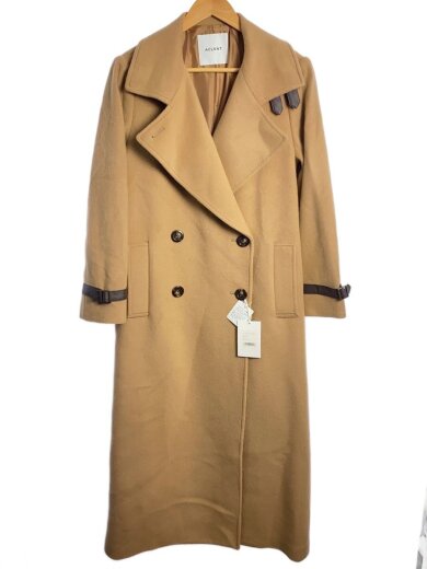 商品画像：トレンチコート/FREE/ウール/BEG/無地 1