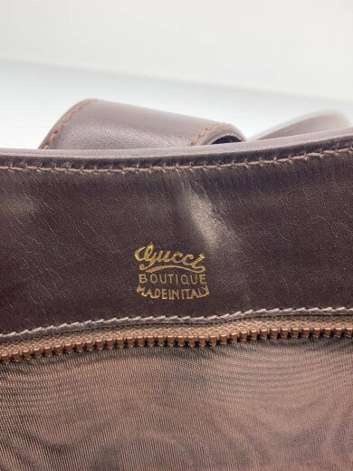 商品画像：ショルダーバッグ/スウェード/BRW/無地/OLDGUCCI 5