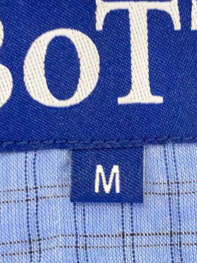 商品画像：半袖シャツ/M/コットン/BLU/チェック/241BoTT27Windowpae　S/S/ 4