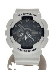 カシオ/クォーツ腕時計・G-SHOCK/デジアナ/ホワイト/ホワイト