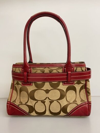 商品画像：ハンドバッグ/コットン/RED/総柄/10544 3