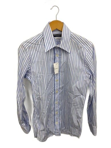 商品画像：長袖シャツ/--/コットン/BLU/ストライプ/G5307T 1