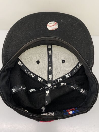 商品画像：キャップ/7 3/8/コットン/BLK/無地/メンズ 4