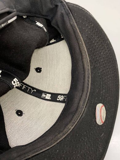 商品画像：キャップ/7 3/8/コットン/BLK/無地/メンズ 7