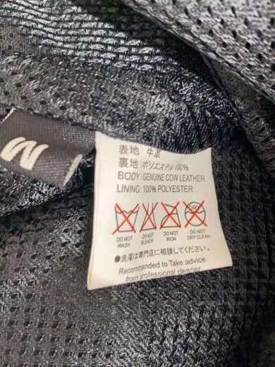 商品画像：レザージャケット・ブルゾン/M/レザー/BLK 4