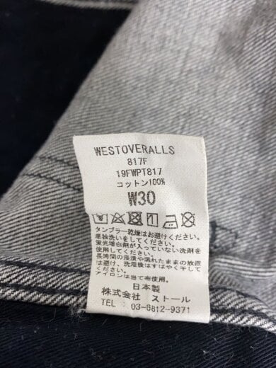 商品画像：ボトム/30/デニム/BLK/無地/19FWPT817 5