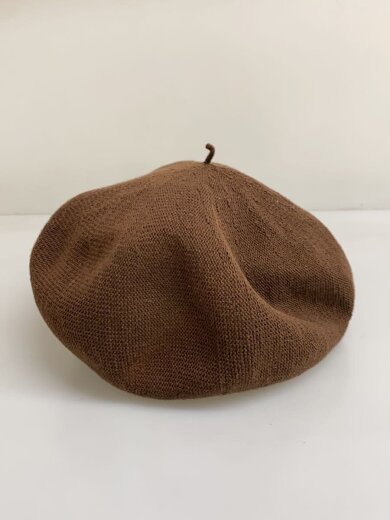商品画像：ベレー帽/--/コットン/BRW/無地/レディース/LY-007 2