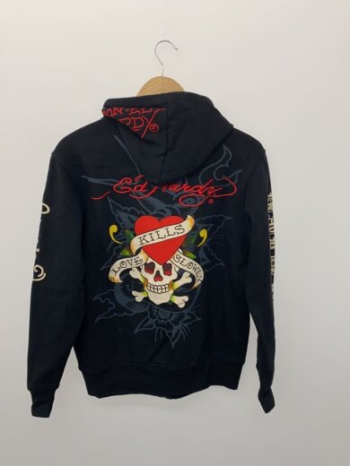 商品画像：ジップパーカー/M/コットン/BLK 2