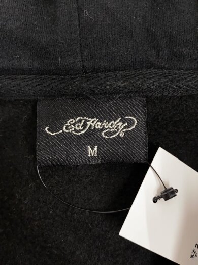 商品画像：ジップパーカー/M/コットン/BLK 3