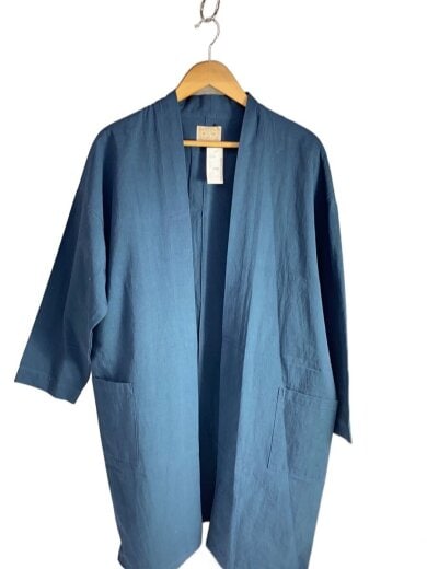 商品画像：コート/L/コットン/NVY/無地 1