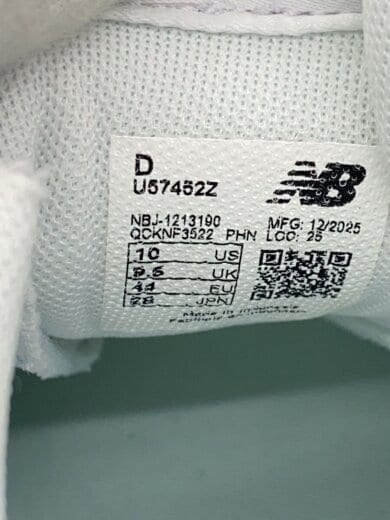 商品画像：ローカットスニーカー/28cm/WHT/スウェード/U57452Z// 5