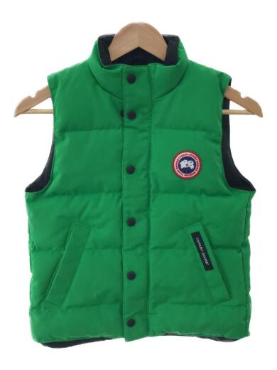 画像：CANADA GOOSEYOUTH VANIER VEST/バニエ/4129Y R/ダウンベスト/M/ポリエステル/グリーン/無地1