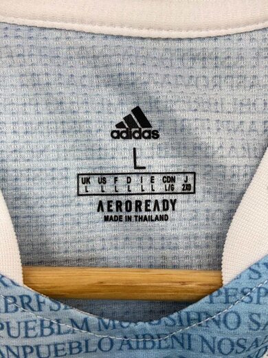 画像：adidasマラドーナ 追悼 アルゼンチン Tシャツ/L/ポリエステル/BLU3