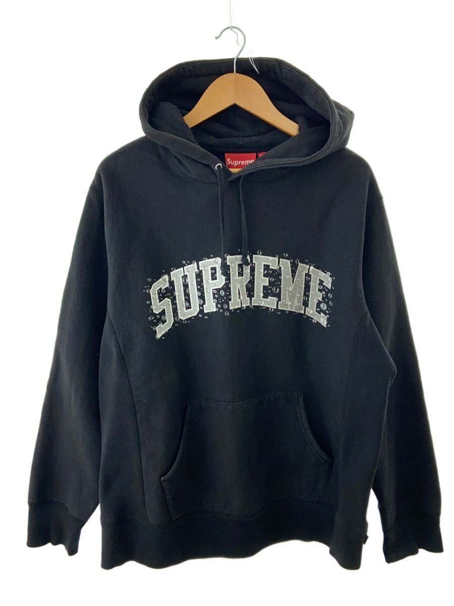Supreme / Arc Logo Hooded/パーカー/L/コットン/BLK