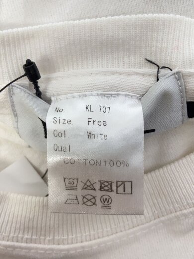 商品画像：MAYA SHIBASAKI Tシャツ/FREE/コットン/WHT/KL707 4