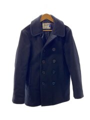 ピーコート/38/ウール/BLK