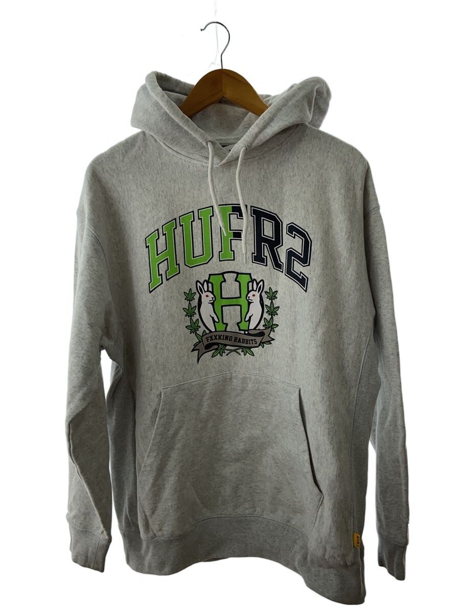 HUF × #FR2 / パーカー/L/コットン/グレー