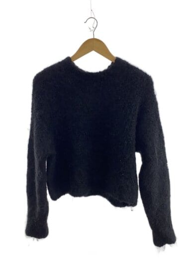 商品画像：ALPACA NYLON BOUCLE KNIT PULLOVER/アルパカニット/BLK/1613-199-3477 1