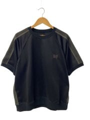 Track S/S Crew Neck Shirt/Tシャツ/L/ポリエステル/BLK/QV1606