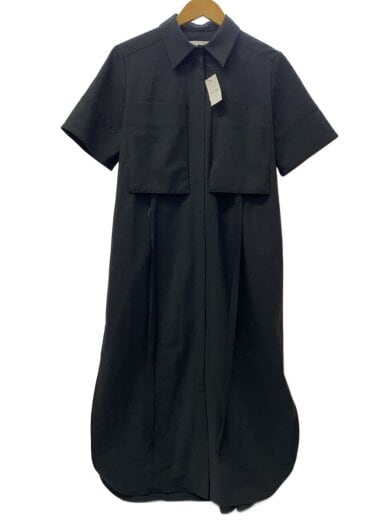 商品画像：Half Sleeve Shirt Dress/半袖ワンピース/1/ポリエステル/ブラック/124311048 1