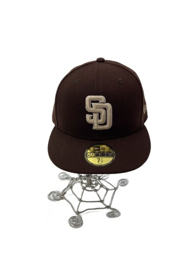 商品画像：キャップ/7 1/4/ポリエステル/BRW/無地/メンズ 1