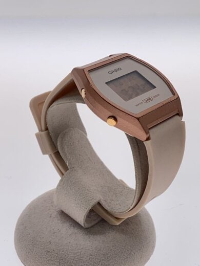 商品画像：クォーツ腕時計/デジタル/ラバー/BEG/PNK/SS/LW-204 2