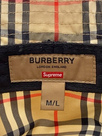 商品画像：×BURBERRY LONDON/バケットハット/M/L/コットン/CML/チェック/メンズ 5