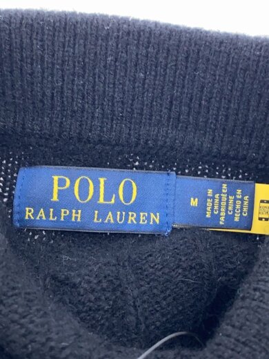 商品画像：ケーブルニット/ニット・セーター(薄手)/M/ウール/BLK 3