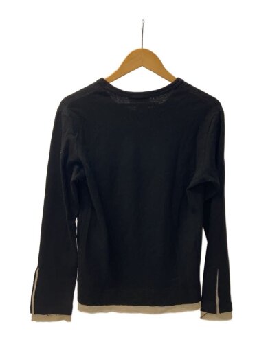 商品画像：ニット・セーター(薄手)/3/ウール/ブラック 2