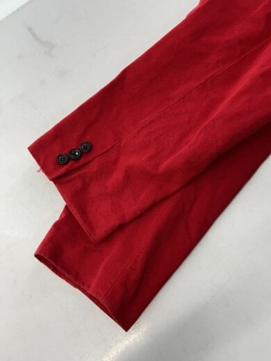 商品画像：テーラードジャケット/--/コットン/RED/無地/245136 6