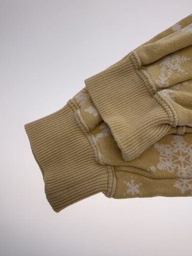 商品画像：雪の結晶/スウェット/--/コットン/YLW/総柄// 4