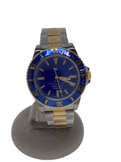 商品画像：NAVAL WATCH/別注/クォーツ腕時計/アナログ/ステンレス/ネイビー/シルバー// 1