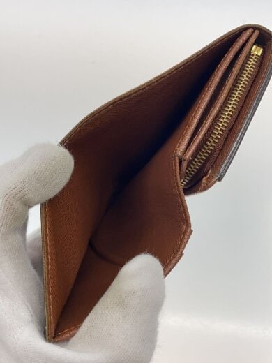 商品画像：1)ポルト・モネ・ビエ・トレゾール_モノグラム・キャンバス/PVC/BRW/レディース 6