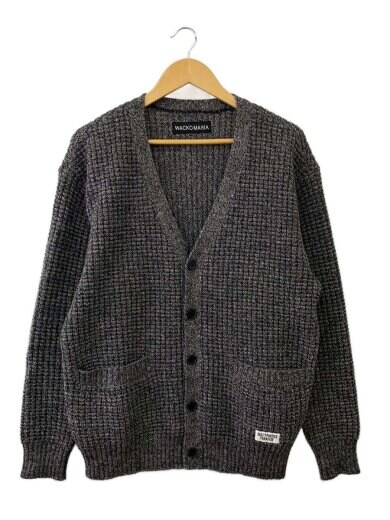 商品画像：WAFFLE KNIT CARDIGAN カーディガン(厚手)/M/ウール/GRY// 1