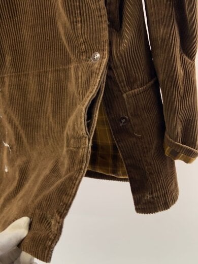 商品画像：prestilジップ/70s-/フレンチコーヂュロイ/ハンティングジャケット/コットン/ブラウン 6