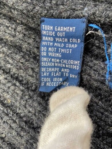 商品画像：HAND KNIT/ケーブルニット/タートルネック/ニット・セーター(厚手)/XL/ウール/GRY 4