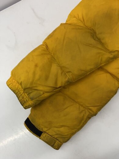 商品画像：前右下リペア有/汚れ有/ダウンジャケット/L/ナイロン/イエロー/ND91841/ 5