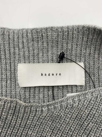 商品画像：ニットベスト(薄手)/FREE/コットン/GRY/無地/GA36-22M011 3