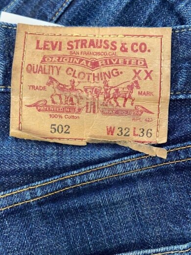 商品画像：日本製/502/復刻/ボトム/32/デニム/IDG/無地 4